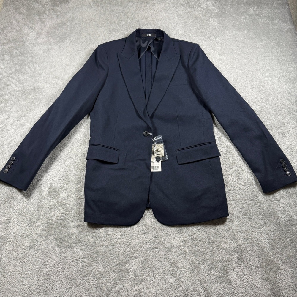 Uniqlo C Relaxed Jacket Womens Small Navy Blue Clare Waight Keller Blazer